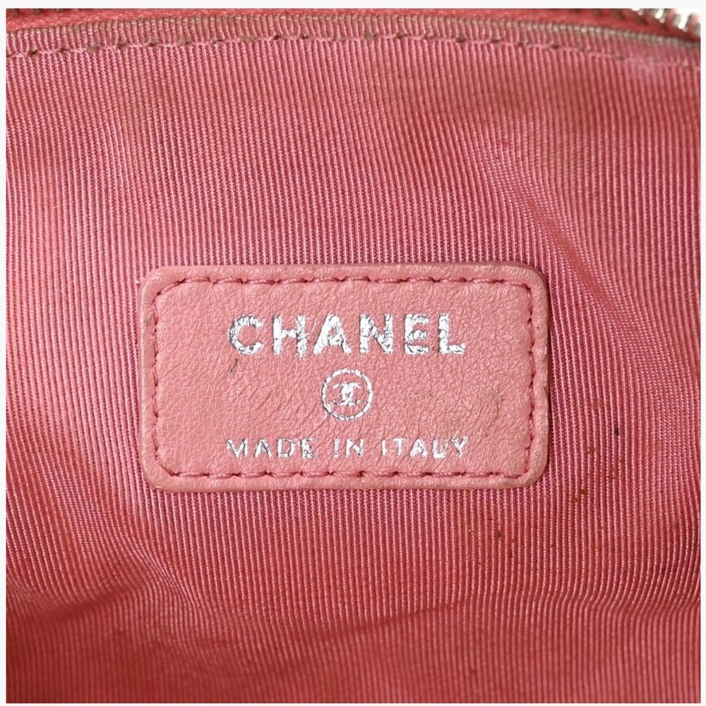 Chanel Pink Quilted Cosmetic Case - Picture 5 of 8